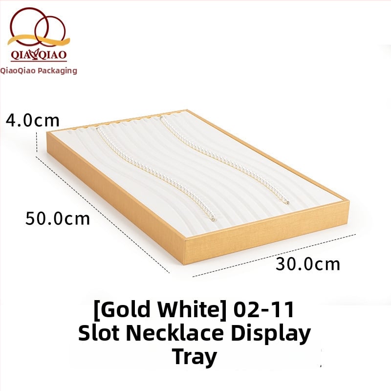 Rotaslietu displeja kārba ar pērļu kaklarotas trauku, pērļu fotodisplejs, bez privātas zīmola, mākslas stils, 2023. gada pavasaris