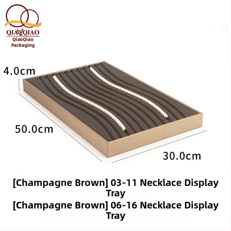 Rotaslietu displeja kārba ar pērļu kaklarotas trauku, pērļu fotodisplejs, bez privātas zīmola, mākslas stils, 2023. gada pavasaris