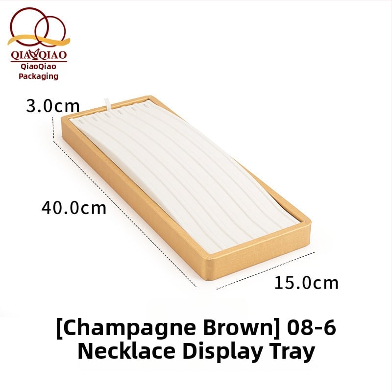 Rotaslietu displeja kārba ar pērļu kaklarotas trauku, pērļu fotodisplejs, bez privātas zīmola, mākslas stils, 2023. gada pavasaris