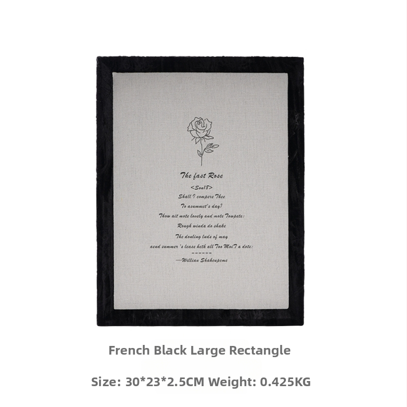 Flaneles juvelierizstrādājumu demonstrēšanas plāksne, nordiskais stils, vienstāva