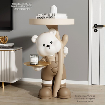 Lāča figūra no sveķiem - stāvoša, mūsdienīgs mājas dekors, Yongbo, pusrokdarbs, biznesa dāvana