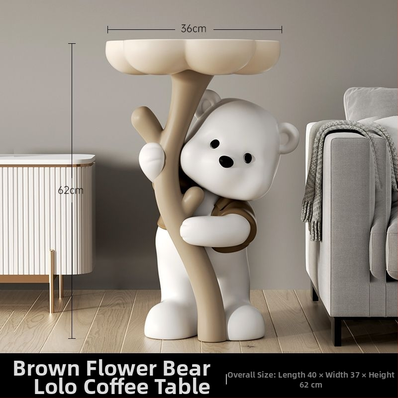 Lāča figūra no sveķiem - stāvoša, mūsdienīgs mājas dekors, Yongbo, pusrokdarbs, biznesa dāvana