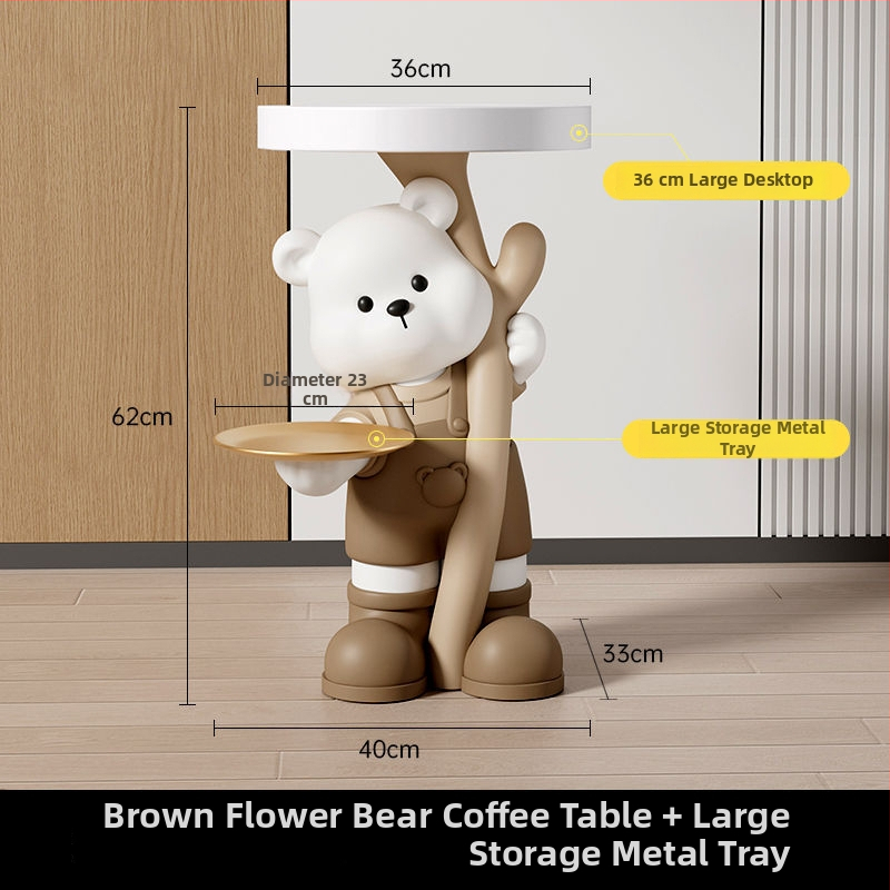 Lāča figūra no sveķiem - stāvoša, mūsdienīgs mājas dekors, Yongbo, pusrokdarbs, biznesa dāvana