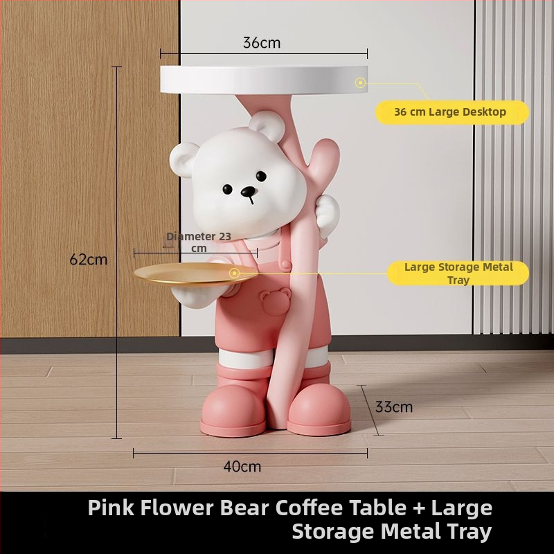 Lāča figūra no sveķiem - stāvoša, mūsdienīgs mājas dekors, Yongbo, pusrokdarbs, biznesa dāvana