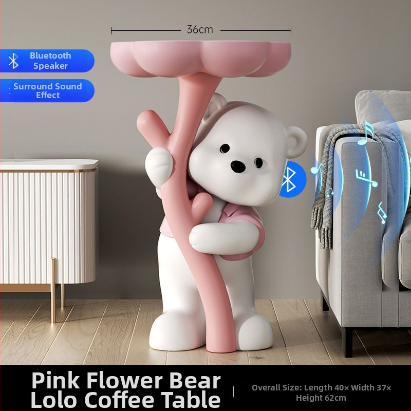 Lāča figūra no sveķiem - stāvoša, mūsdienīgs mājas dekors, Yongbo, pusrokdarbs, biznesa dāvana