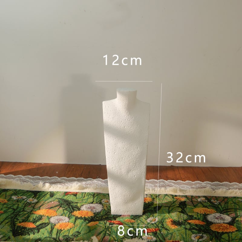 Jūvēlieri izstādes plaukts no ģipša, roku darbs, viengabala, viens līmenis, augstas klases stils