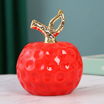 Keramikas ābola dekors interjeram – roku darbs dekoratīvā figūra priekš ieejas, dzīvojamās istabas, grāmatu plaukta un TV statīna. Ideāla dāvana kāzām, dzimšanas dienām vai jaunu mājokļu iegādei.