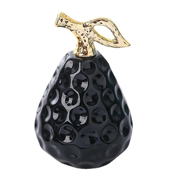 Keramikas ābola dekors interjeram – roku darbs dekoratīvā figūra priekš ieejas, dzīvojamās istabas, grāmatu plaukta un TV statīna. Ideāla dāvana kāzām, dzimšanas dienām vai jaunu mājokļu iegādei.