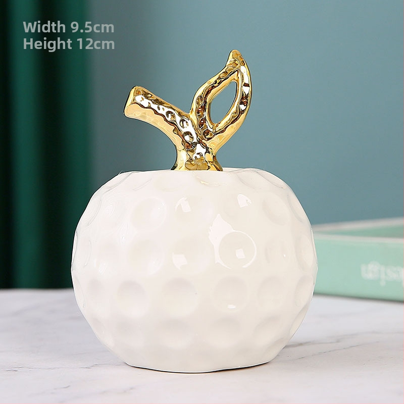 Keramikas ābola dekors interjeram – roku darbs dekoratīvā figūra priekš ieejas, dzīvojamās istabas, grāmatu plaukta un TV statīna. Ideāla dāvana kāzām, dzimšanas dienām vai jaunu mājokļu iegādei.