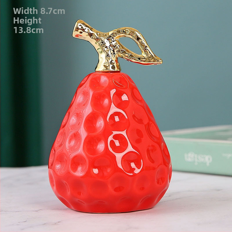 Keramikas ābola dekors interjeram – roku darbs dekoratīvā figūra priekš ieejas, dzīvojamās istabas, grāmatu plaukta un TV statīna. Ideāla dāvana kāzām, dzimšanas dienām vai jaunu mājokļu iegādei.