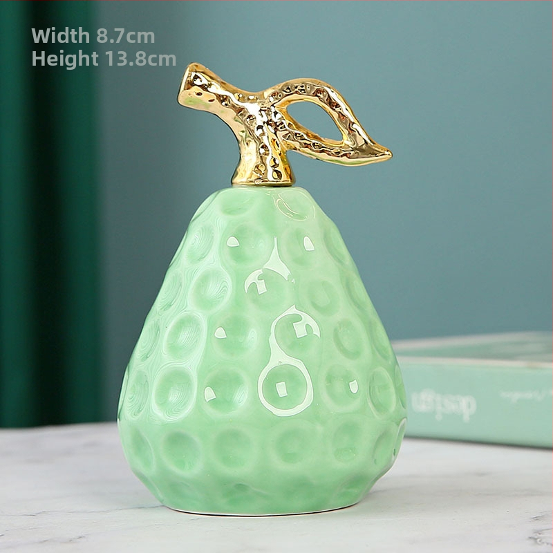 Keramikas ābola dekors interjeram – roku darbs dekoratīvā figūra priekš ieejas, dzīvojamās istabas, grāmatu plaukta un TV statīna. Ideāla dāvana kāzām, dzimšanas dienām vai jaunu mājokļu iegādei.