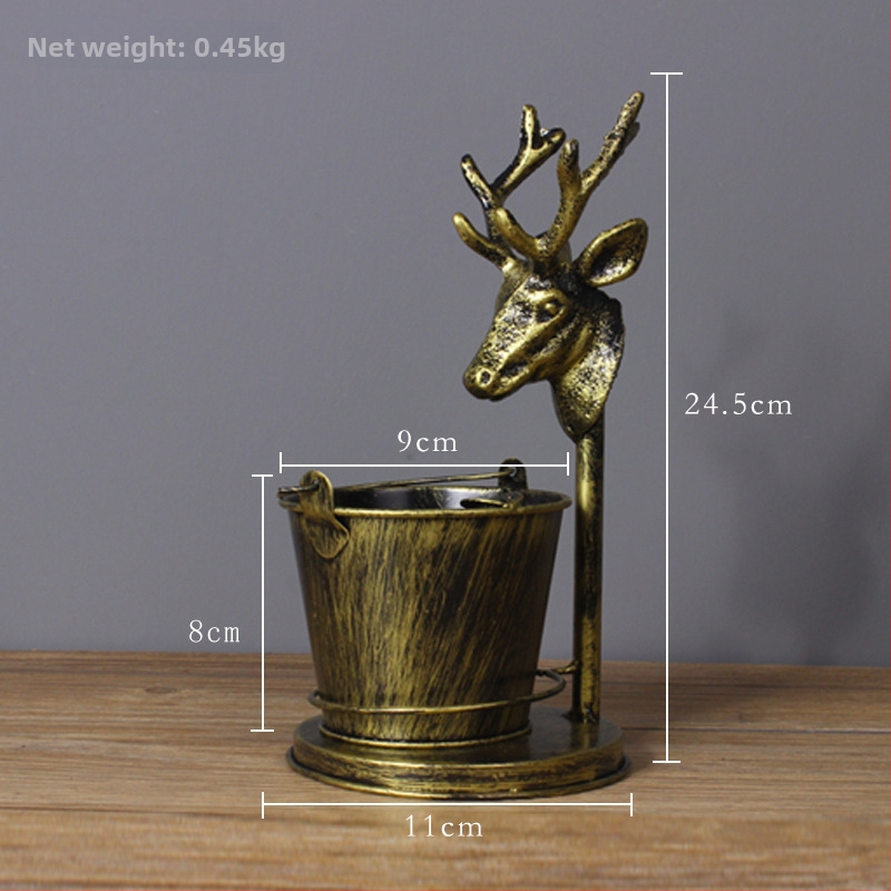 Vasból készült geometriás hamutartó retró csap dizájnnal – modern minimalist metal art bárhoz, irodába és fotózáshoz