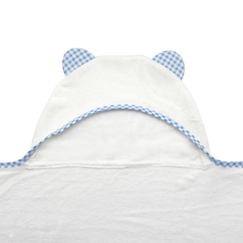 Kapucnis babafürdető törölköző bambuszrostból, 500GSM, testreszabható hímzéssel, rajzfilm mintával, 0–6 éveseknek