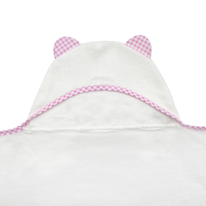 Kapucnis babafürdető törölköző bambuszrostból, 500GSM, testreszabható hímzéssel, rajzfilm mintával, 0–6 éveseknek