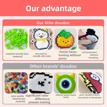 DIY set za perlice za djecu – plastične perle, injekcijsko oblikovanje, totem uzorak, INS stil