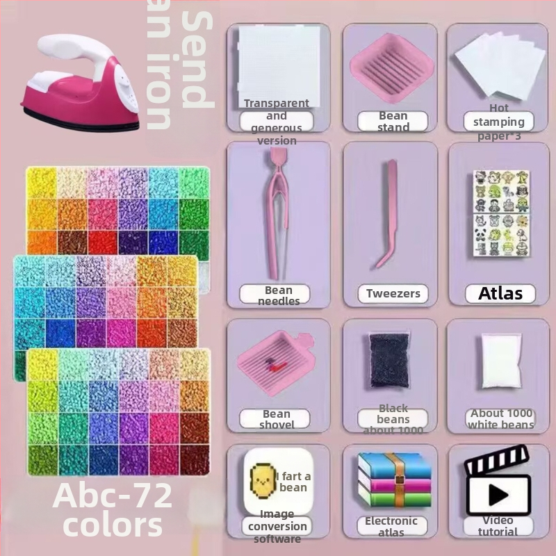 DIY set za perlice za djecu – plastične perle, injekcijsko oblikovanje, totem uzorak, INS stil