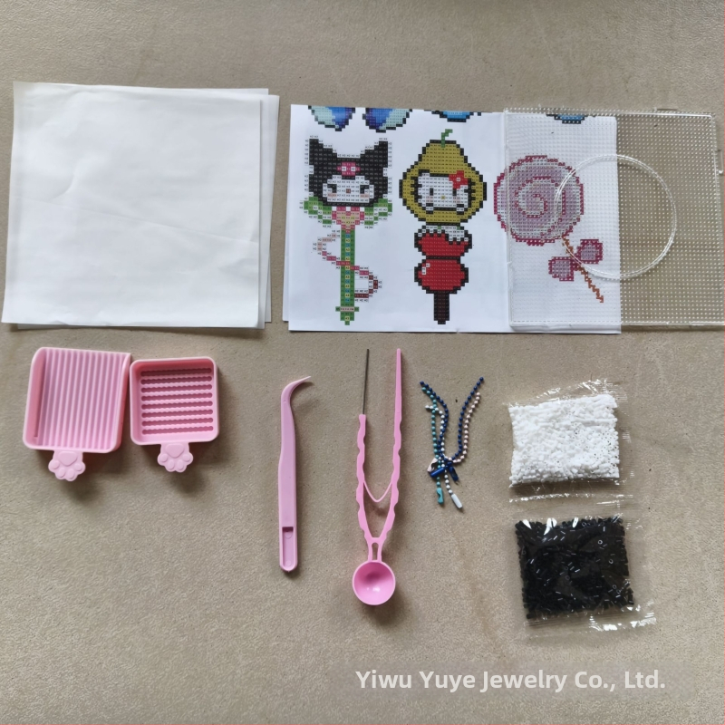 DIY set za perlice za djecu – plastične perle, injekcijsko oblikovanje, totem uzorak, INS stil