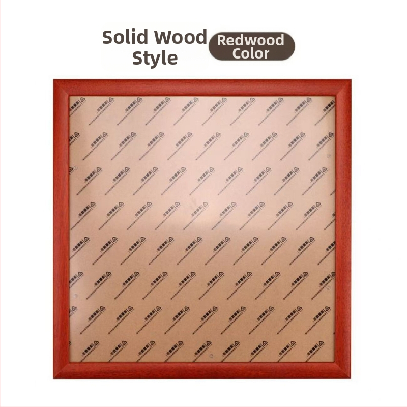 Četri kadri fotogrāfijām, kvadrāta formas, no masīvā koka un kompozītkoka, piemēroti ķīniešu glezniecībai un kaligrāfijai