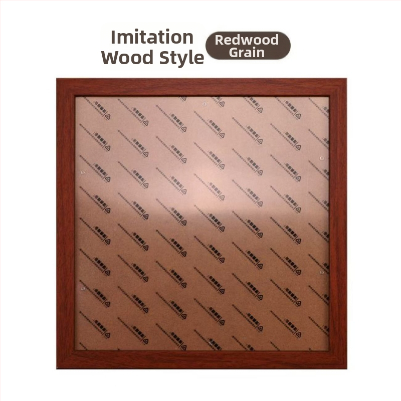 Četri kadri fotogrāfijām, kvadrāta formas, no masīvā koka un kompozītkoka, piemēroti ķīniešu glezniecībai un kaligrāfijai