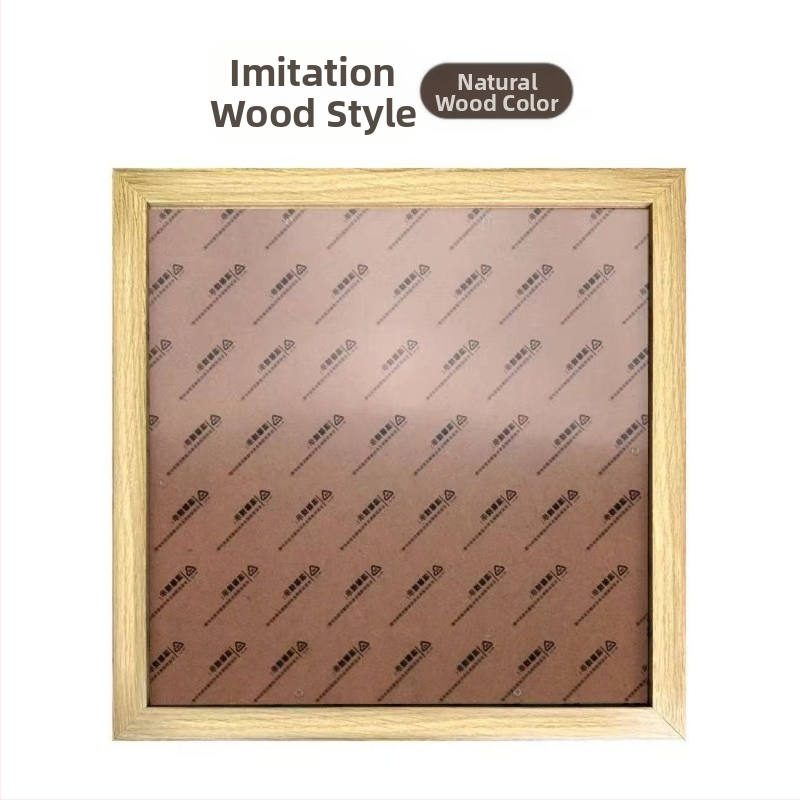 Četri kadri fotogrāfijām, kvadrāta formas, no masīvā koka un kompozītkoka, piemēroti ķīniešu glezniecībai un kaligrāfijai