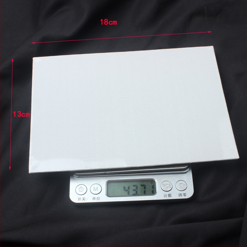 Bērnu DIY eļļas gleznošanas komplekts – mini kvadrātveida auduma panelis ar 3 mm biezumu, komplektā statīvs, otā un krāsas