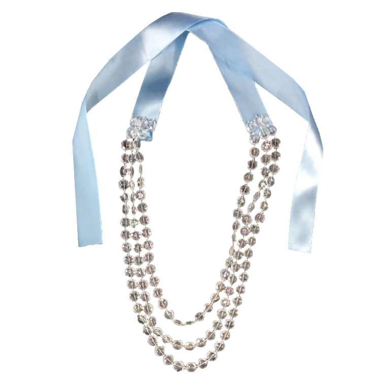 Bērnu krelles komplekts ar kristāliem: akrila auskari un kaklarota ar pieres ķēdi — bērniem, izcelsme Zhejiang, atsevišķs iepakojums, vasara 2021