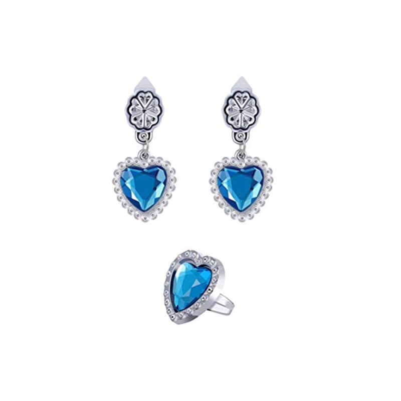 Bērnu krelles komplekts ar kristāliem: akrila auskari un kaklarota ar pieres ķēdi — bērniem, izcelsme Zhejiang, atsevišķs iepakojums, vasara 2021