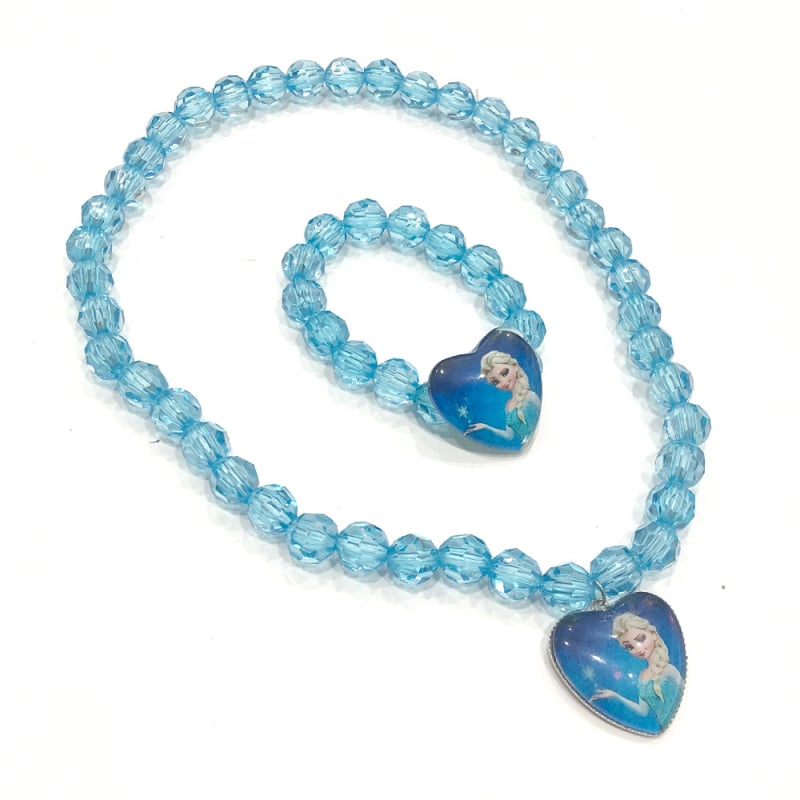 Bērnu krelles komplekts ar kristāliem: akrila auskari un kaklarota ar pieres ķēdi — bērniem, izcelsme Zhejiang, atsevišķs iepakojums, vasara 2021