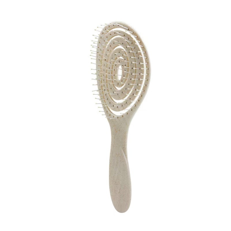 Liela izliekta matu ķemme – ABS materiāls, masāža un tīrīšana, dobs izliektas konstrukcijas dizains