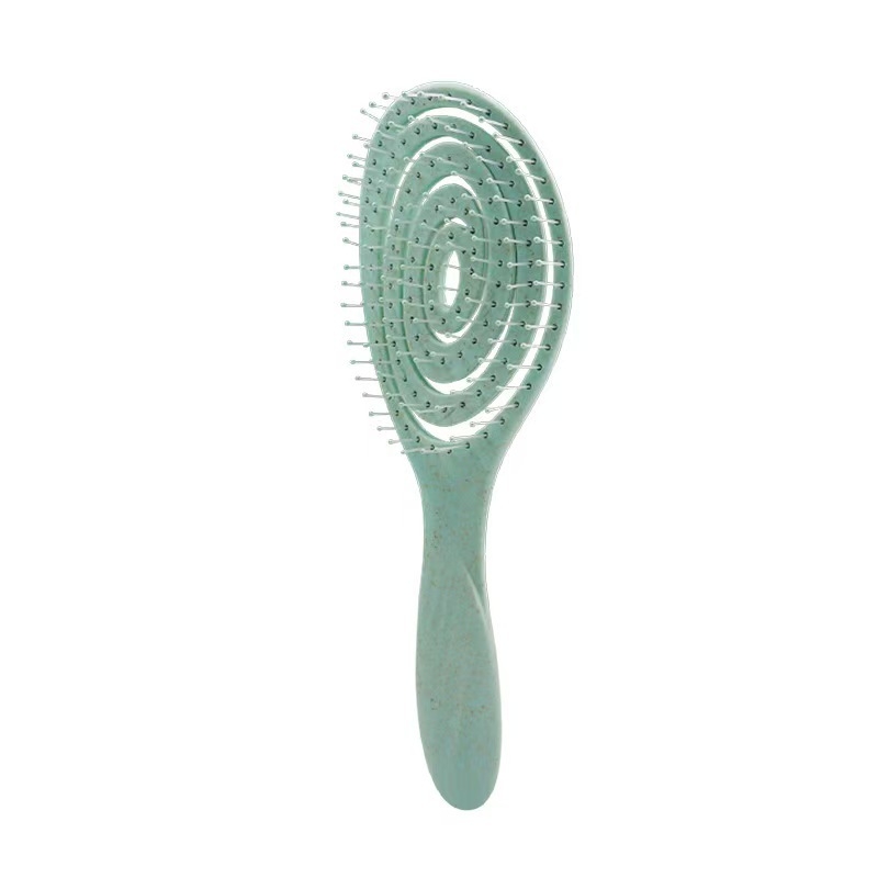 Liela izliekta matu ķemme – ABS materiāls, masāža un tīrīšana, dobs izliektas konstrukcijas dizains