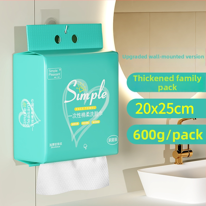 Jednorazové utierky na tvár s visiacim dizajnom | Minimalist | vlákno zo dreva | prispôsobenie spracovania k dispozícii | iný výrobný proces