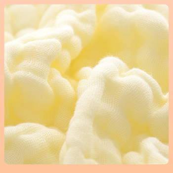 Hatrétegű géz négyzet alakú törölköző gyerekeknek, nedvszívó, logónyomtatás elérhető