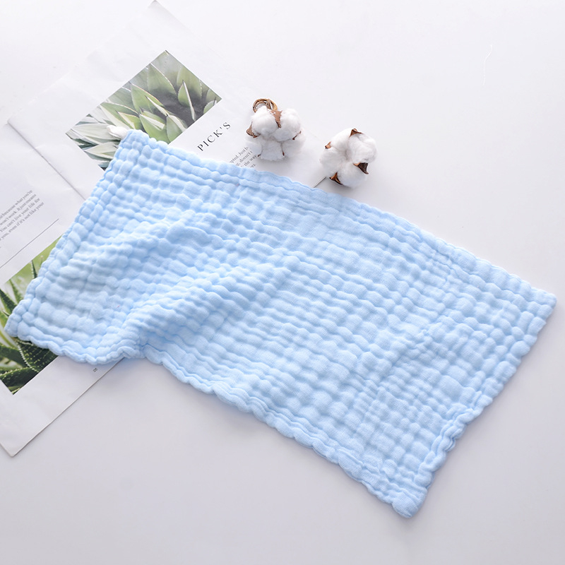 Hatrétegű géz négyzet alakú törölköző gyerekeknek, nedvszívó, logónyomtatás elérhető