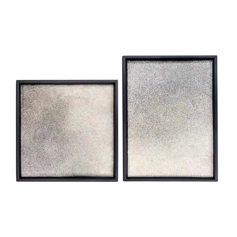 Koka galda trauciņš ar inlay — mūsdienīgs minimālisma dizains uzglabāšanai un dekorēšanai, bez pielāgošanas