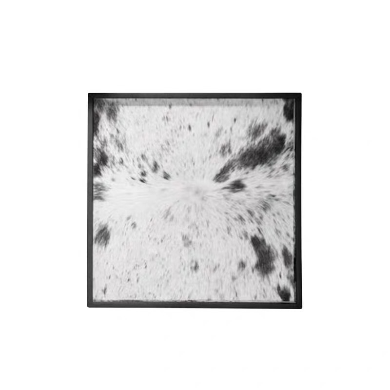 Koka galda trauciņš ar inlay — mūsdienīgs minimālisma dizains uzglabāšanai un dekorēšanai, bez pielāgošanas