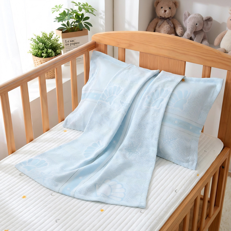 Детски калъф за възглавница от бамбукови влакна с печат на лого, персонализация налична, поддържа единична доставка, категория майка и дете А