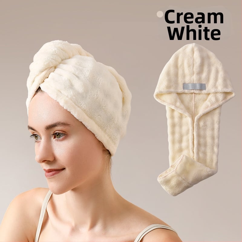 Matu žāvēšanas cepure no korāla flīša, 150d šķiedra, svars 80–99 g, šuvums, ārkārtīgi absorbcija un ātra žāvēšana