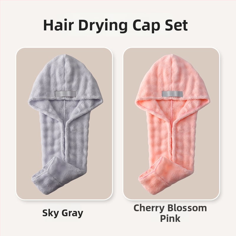 Matu žāvēšanas cepure no korāla flīša, 150d šķiedra, svars 80–99 g, šuvums, ārkārtīgi absorbcija un ātra žāvēšana