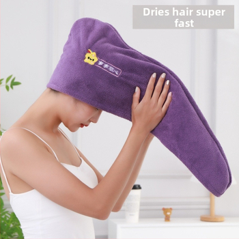 Kétrétegű gyorsan szívó hajtörölköző sapka nőknek, 200 g+