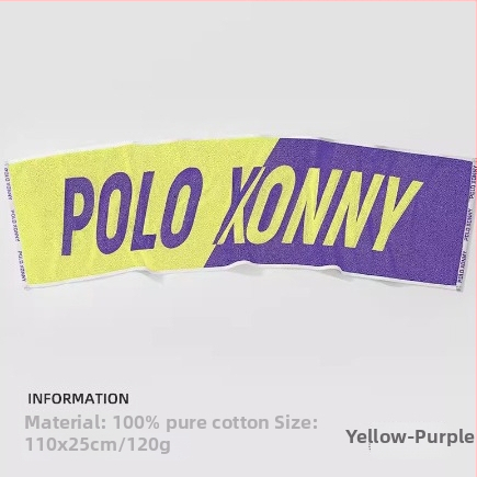 Sport törölköző - tiszta pamut, Jacquard szövet, Core/AB szálak, 120–140 g, logó nyomtatás lehetséges