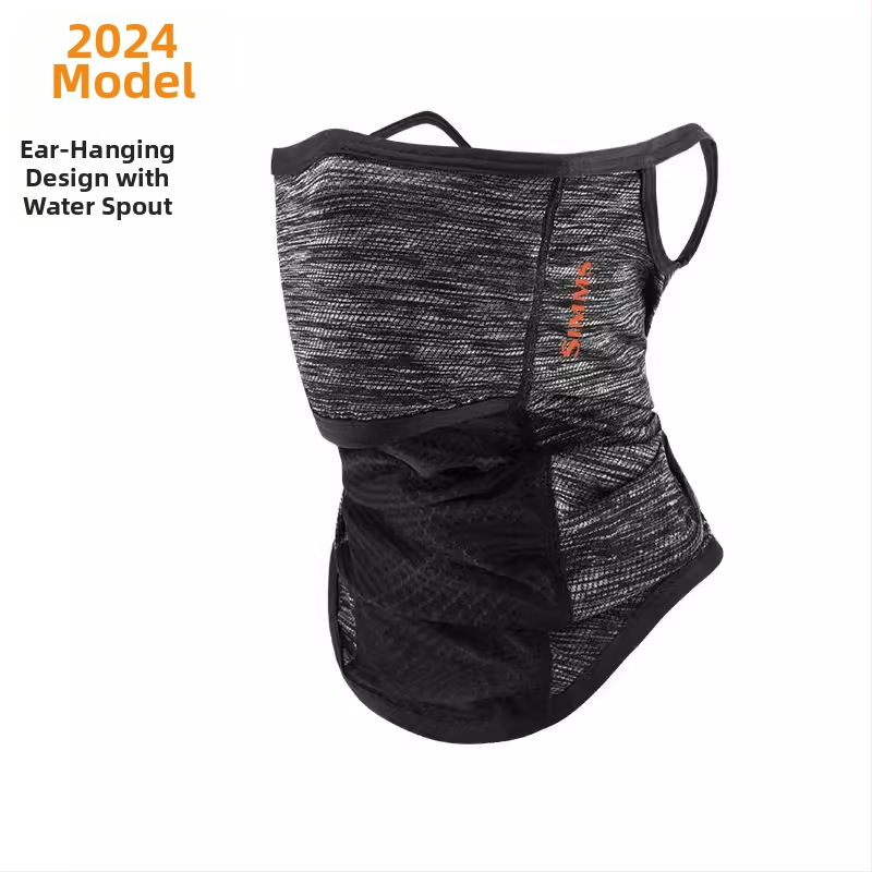 Etniska stila turbāns ar Ice Silk audumu saules aizsardzībai, sejas maska ārējai velosipēdu braukšanai, elpojošs, ātri žūst