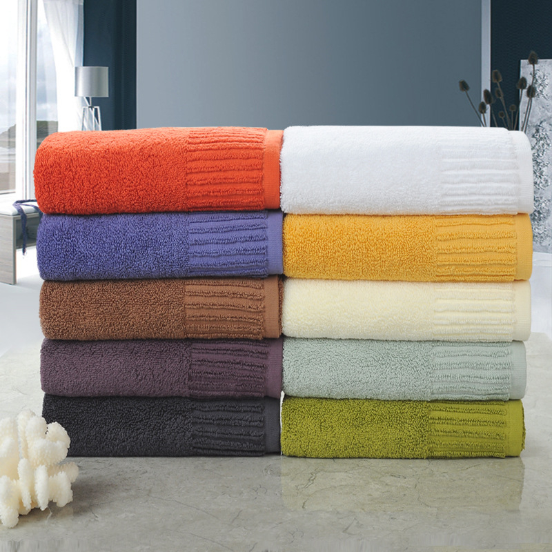 Prosop din bumbac cu țesătură jacquard, 80–100 g, 21 fire, procesare personalizată