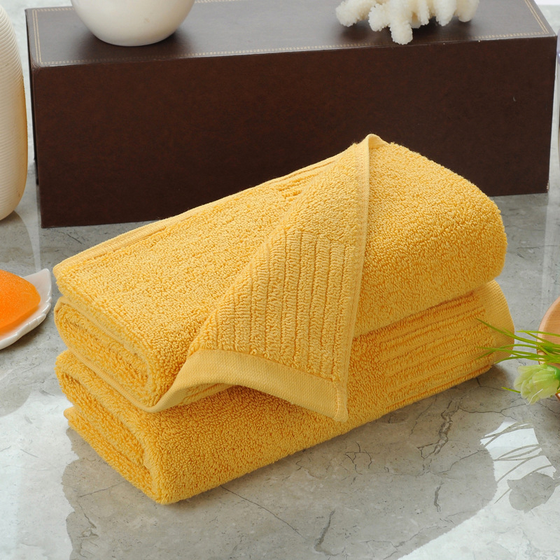 Prosop din bumbac cu țesătură jacquard, 80–100 g, 21 fire, procesare personalizată