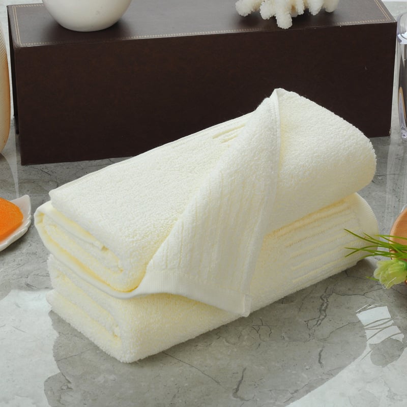 Prosop din bumbac cu țesătură jacquard, 80–100 g, 21 fire, procesare personalizată