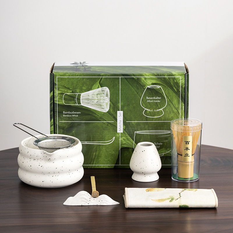 Medinis arbatos ceremonijos priedų rinkinys, japonų stiliaus, kilmė Dehua, dovanų dėžutė įpakavimas, logotipas atspausdintas