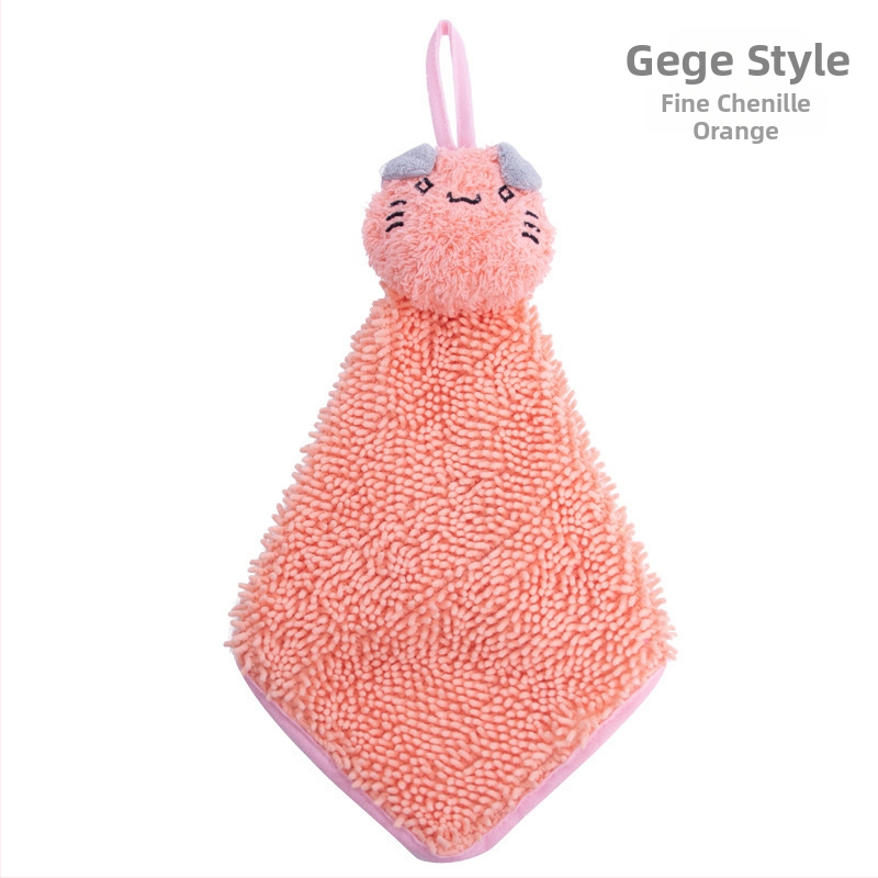 Függő kéztörlő coral fleece-ből, 16 szál, 80–100 g, varrásos kivitel