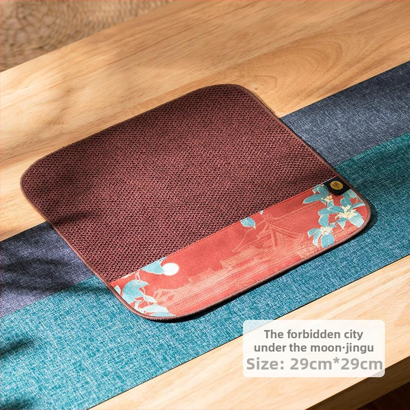 Arbatos rankšluostis iš audinio, šiuolaikinio minimalistinio stiliaus