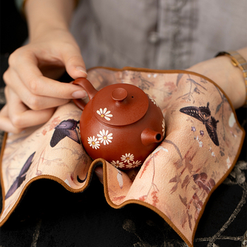 Mo ji Arbatos rankšluostis ceremonijai, Audinys, Naujasis Kinų stilius, Pirmojo lygio kokybė