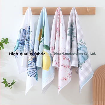 Nyomtatott konyhai törölköző – mikroszálas, 300gsm, 5–10 másodperces nedvszívó képesség, sima szövés