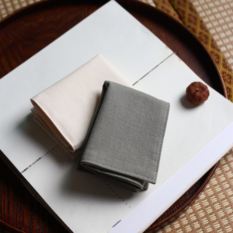 Tēja dvielis, divslāņu ar bambusa rakstu, no tīras kokvilnas, 70 g, slub pavedienu tekstūra